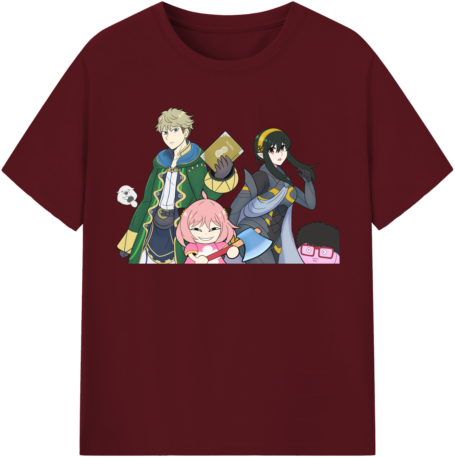 （画像用） SPY×FAMILY间谍家家酒 綿100％半袖Tシャツ（フロントプリント）